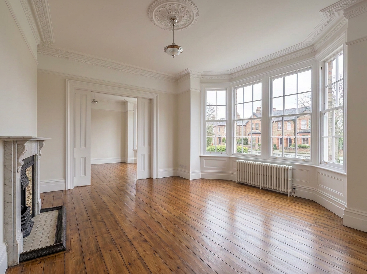 Illustrative British space for end-of-tenancy cleaning